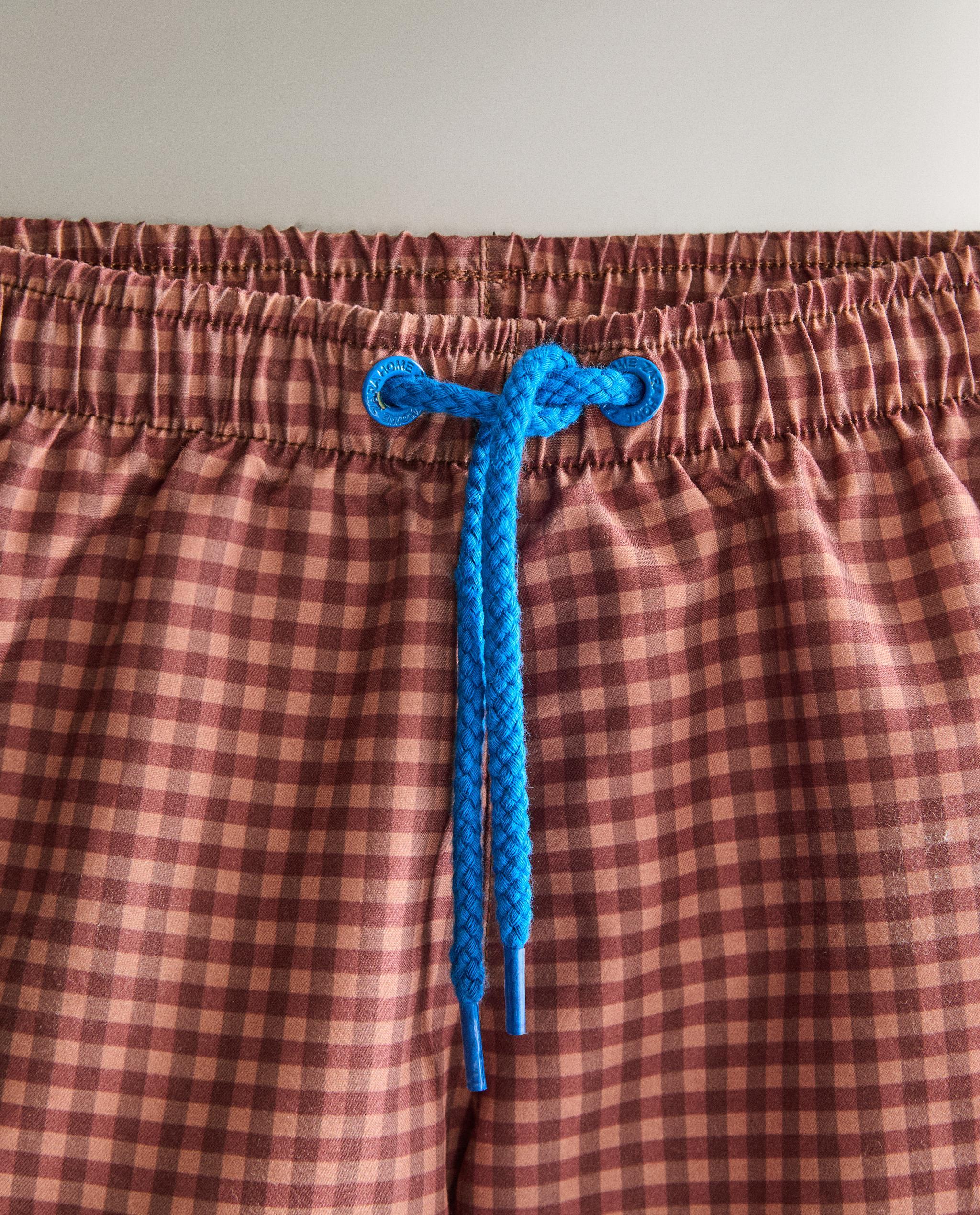 KIDS' CHECK BEACH SWIMMING TRUNKS product thumbnail 3