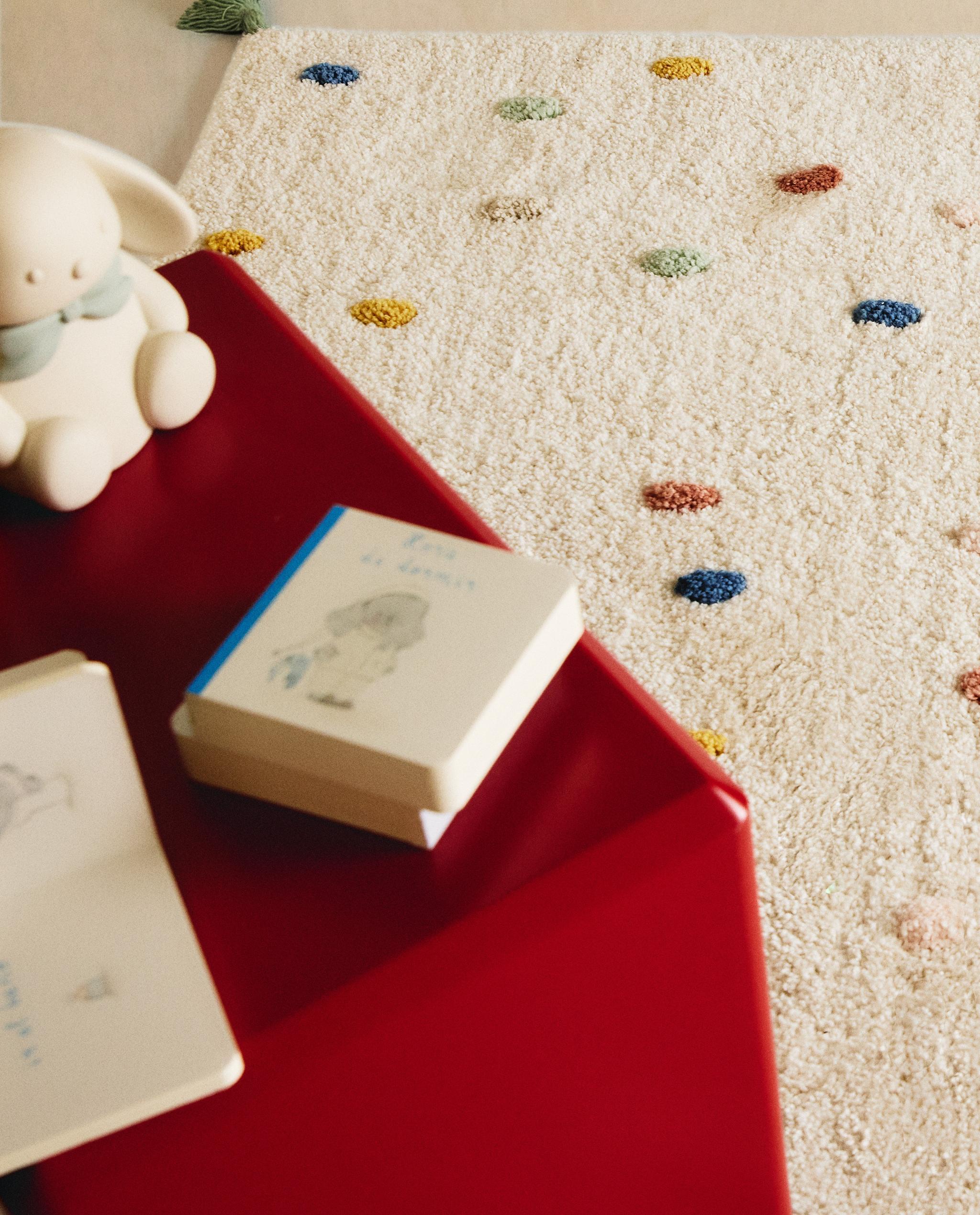 KIDS' MULTICOLOURED POLKA DOT COTTON RUG product thumbnail 7