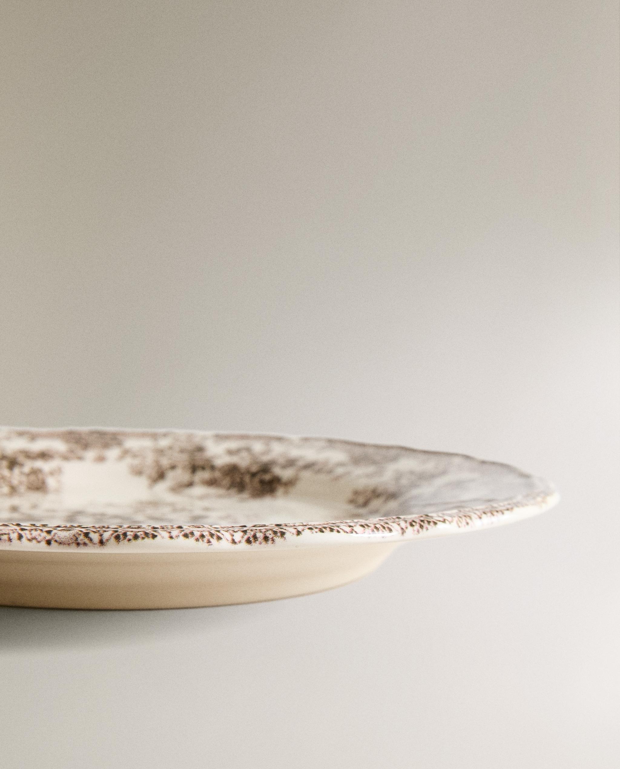 FLORAL EARTHENWARE DINNER PLATE product thumbnail 10
