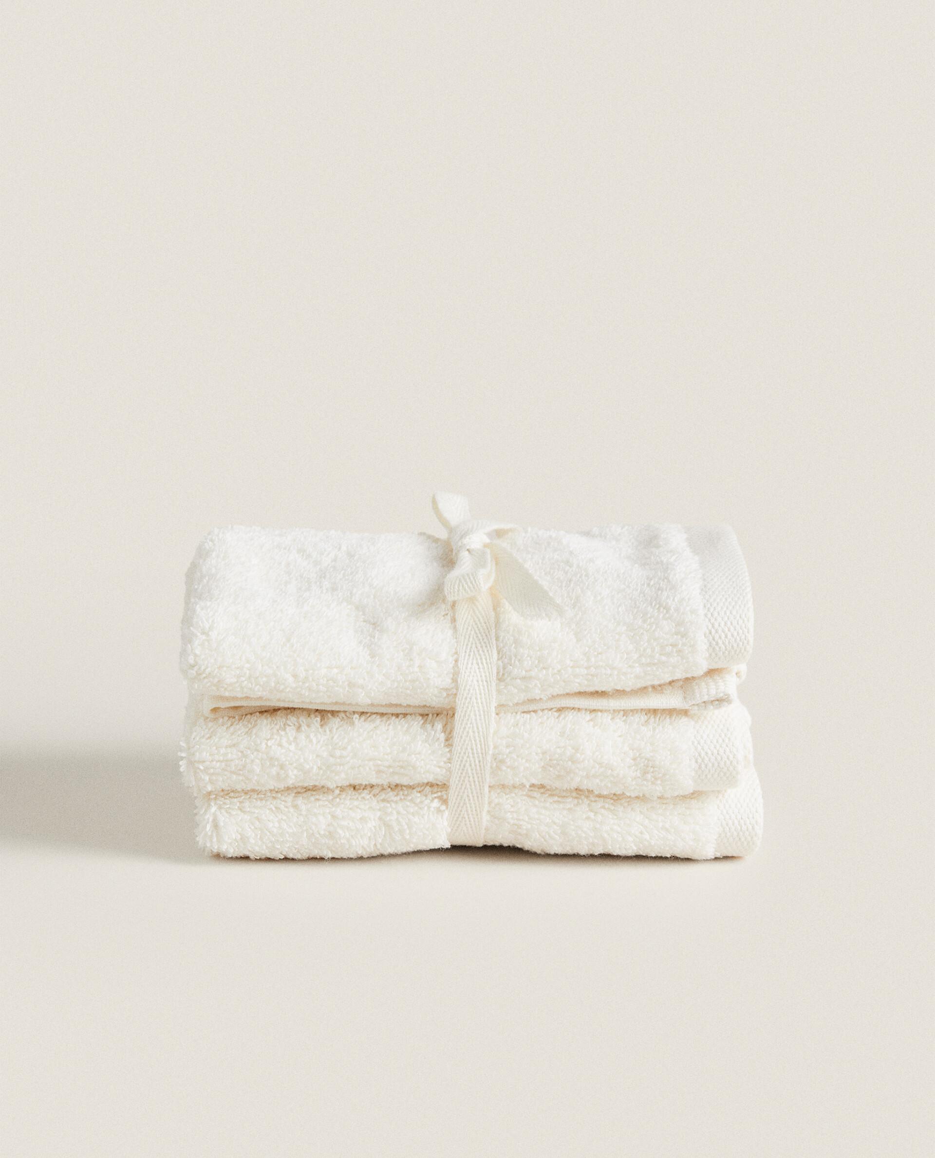 バニティタオル プレミアムコットン（3枚セット） | Zara Home 日本/Japan