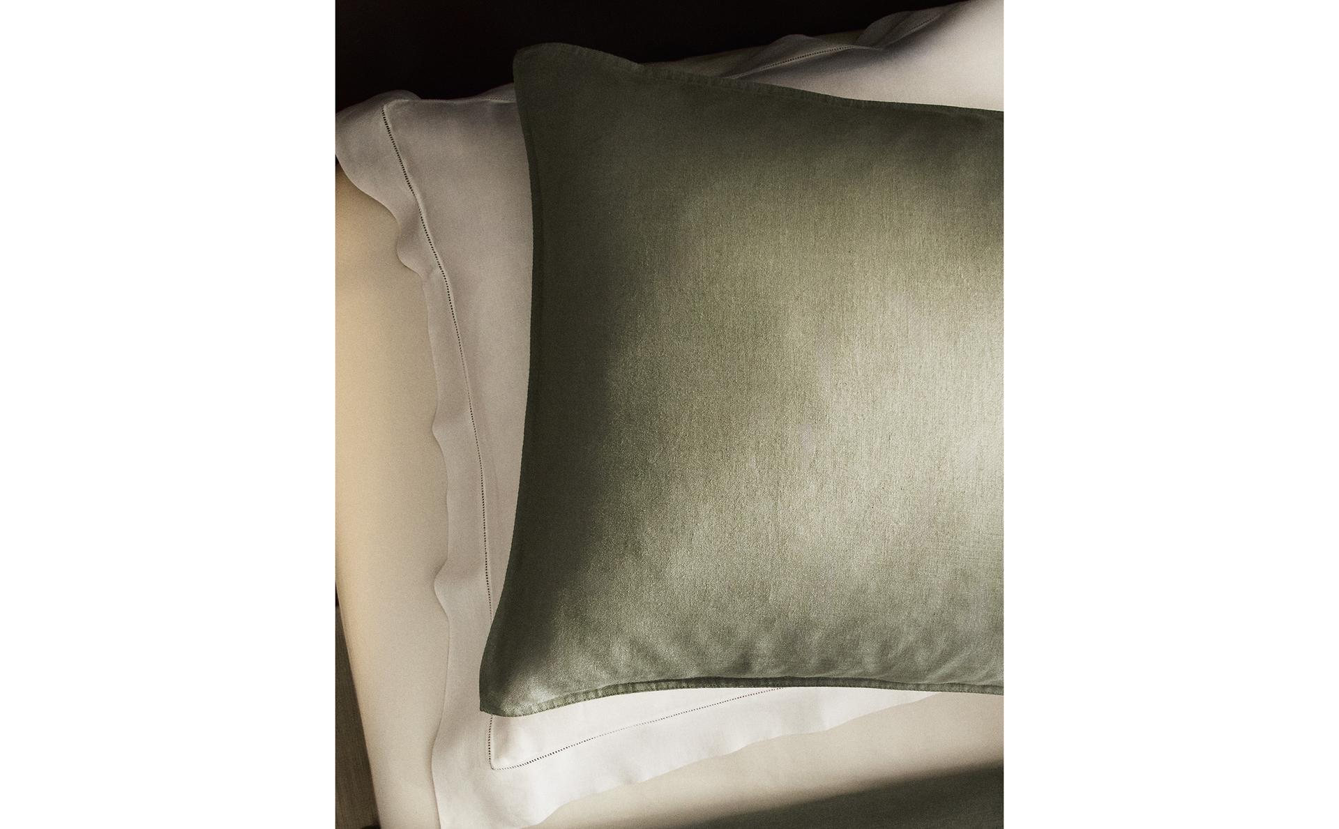 FUNDA ALMOHADA LINO LAVADO (140 GxM²) FUNDA ALMOHADA LINO LAVADO (140 GxM²)