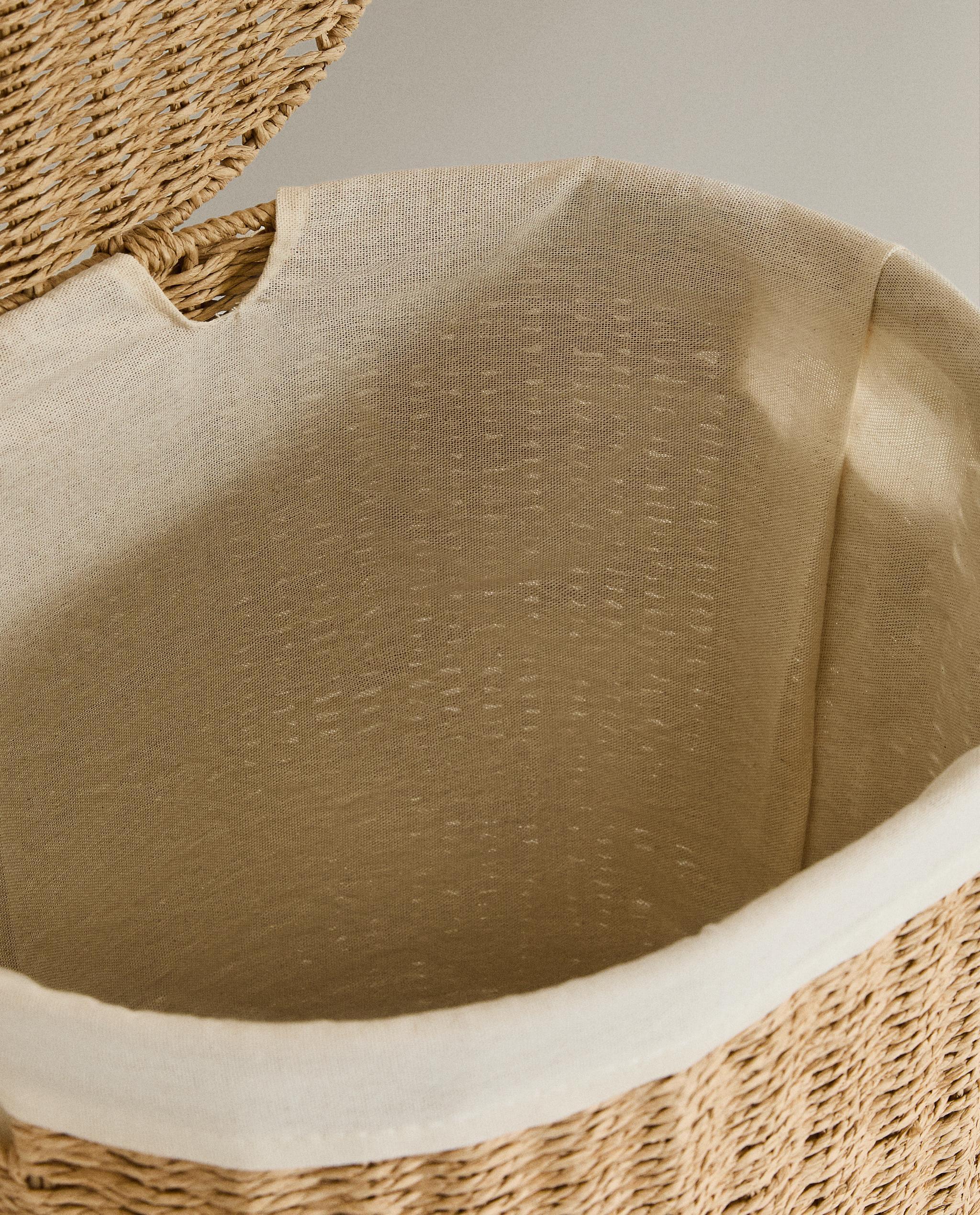 FABRIC-LINED LAUNDRY HAMPER | Zara Home United States of America