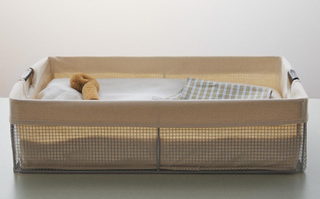 PANIER À LINGE MÉTALLIQUE PANIER À LINGE MÉTALLIQUE