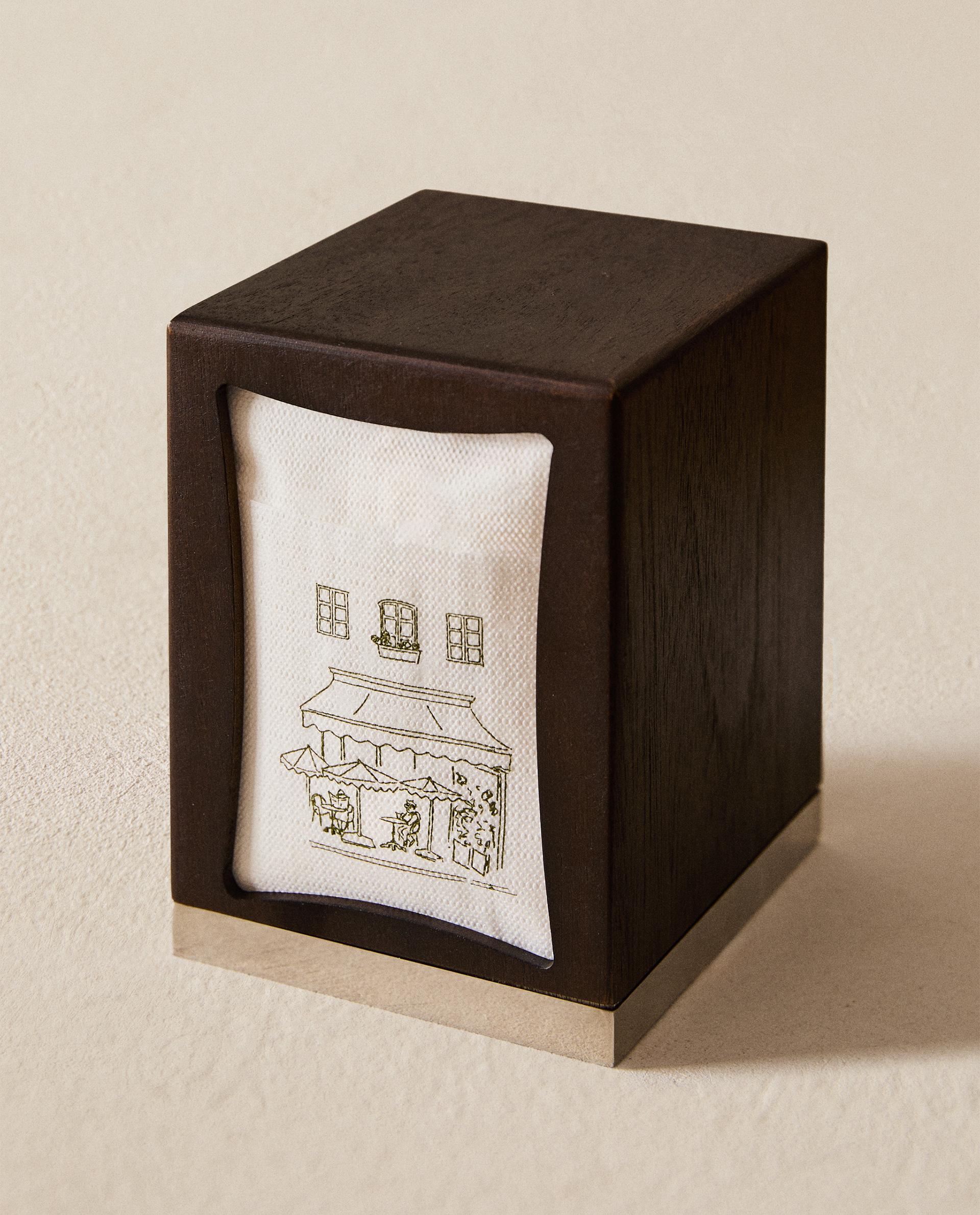 SET SERVIETTENHALTER UND SERVIETTEN KAFFEE SET SERVIETTENHALTER UND SERVIETTEN KAFFEE