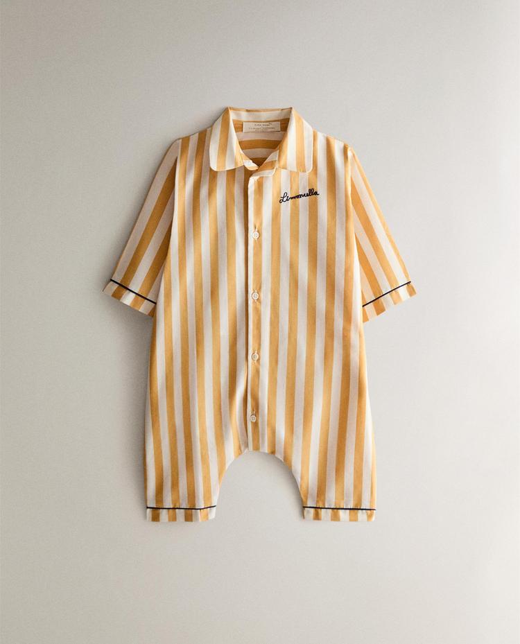 LIMONCELLA X THE ANIMALS OBSERVATORY BABY ROMPER LIMONCELLA X THE ANIMALS OBSERVATORY BABY ROMPER