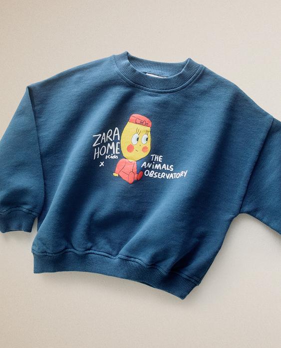 SUDADERA INFANTIL LIMONCELLA X THE ANIMALS OBSERVATORY SUDADERA INFANTIL LIMONCELLA X THE ANIMALS OBSERVATORY