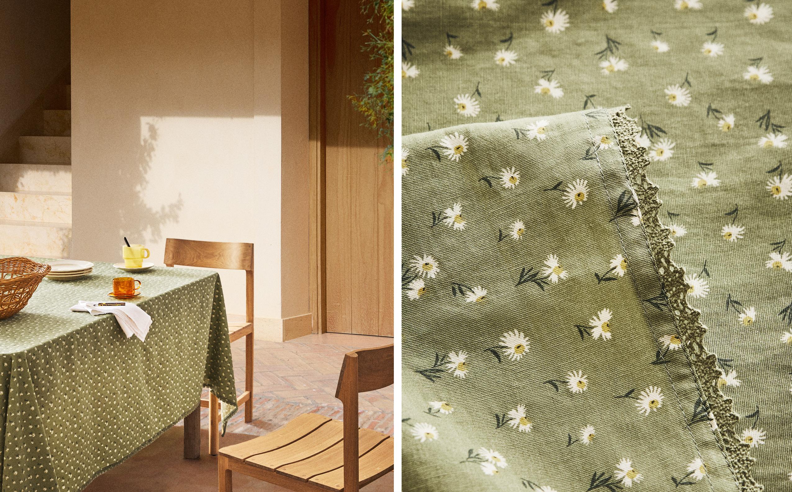 COTTON DAISY TABLECLOTH