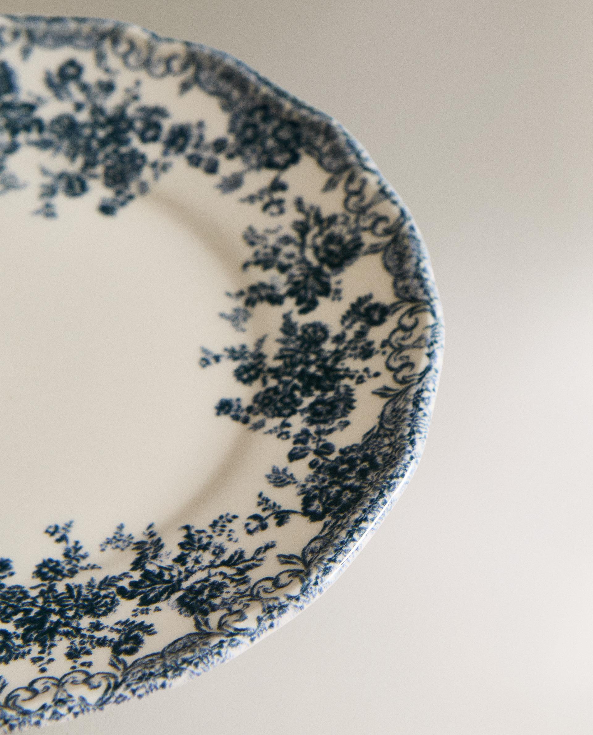 FLORAL EARTHENWARE SIDE PLATE product thumbnail 3