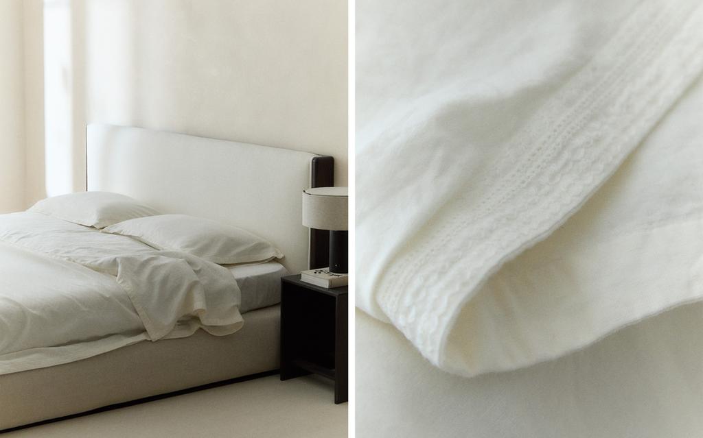 EMBROIDERED DUVET COVER