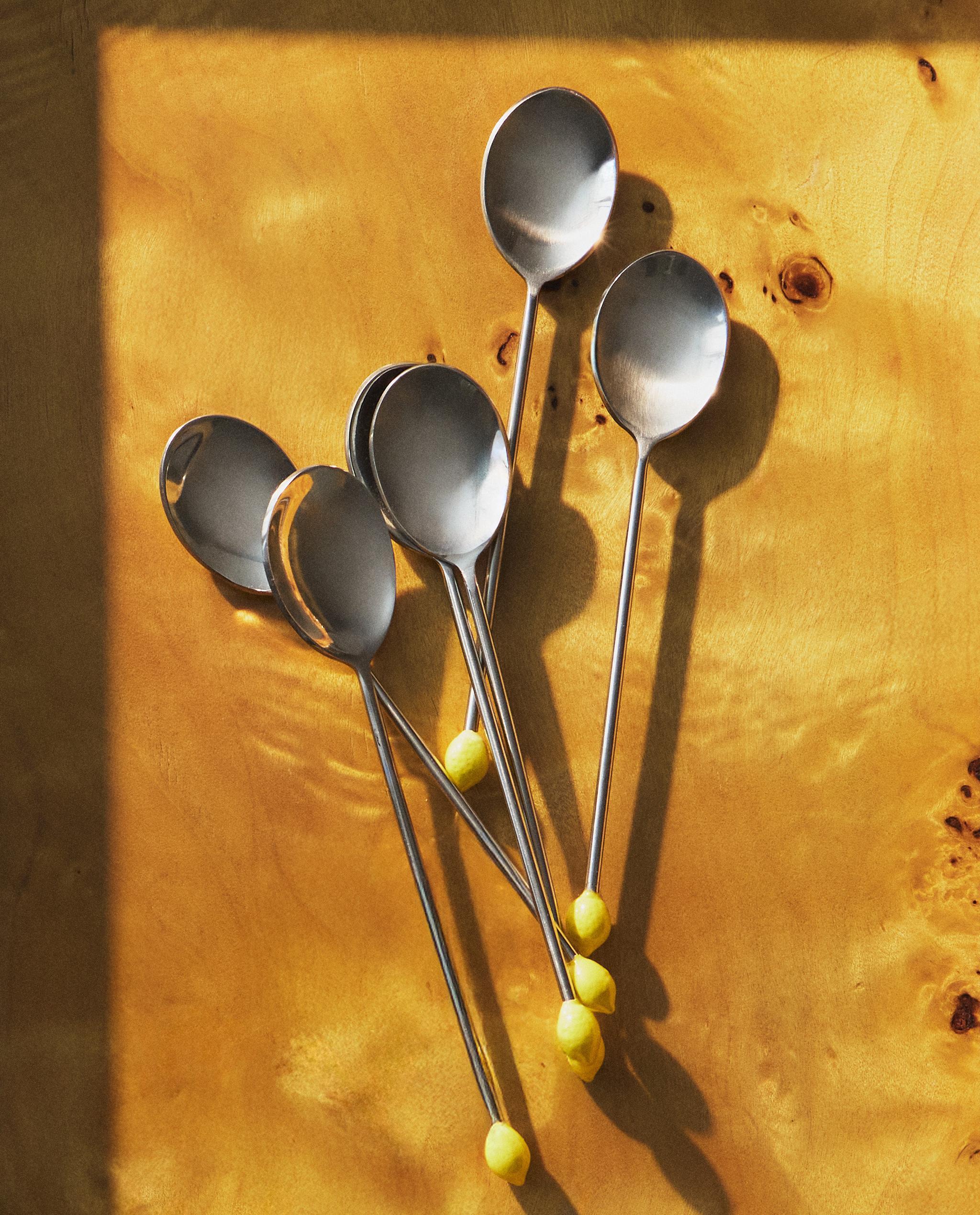 PACK OF STEEL LEMON DESSERT SPOONS (PACK OF 6) product thumbnail 11