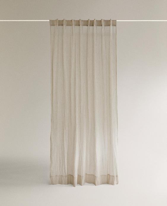STRIPED MUSLIN CURTAIN STRIPED MUSLIN CURTAIN