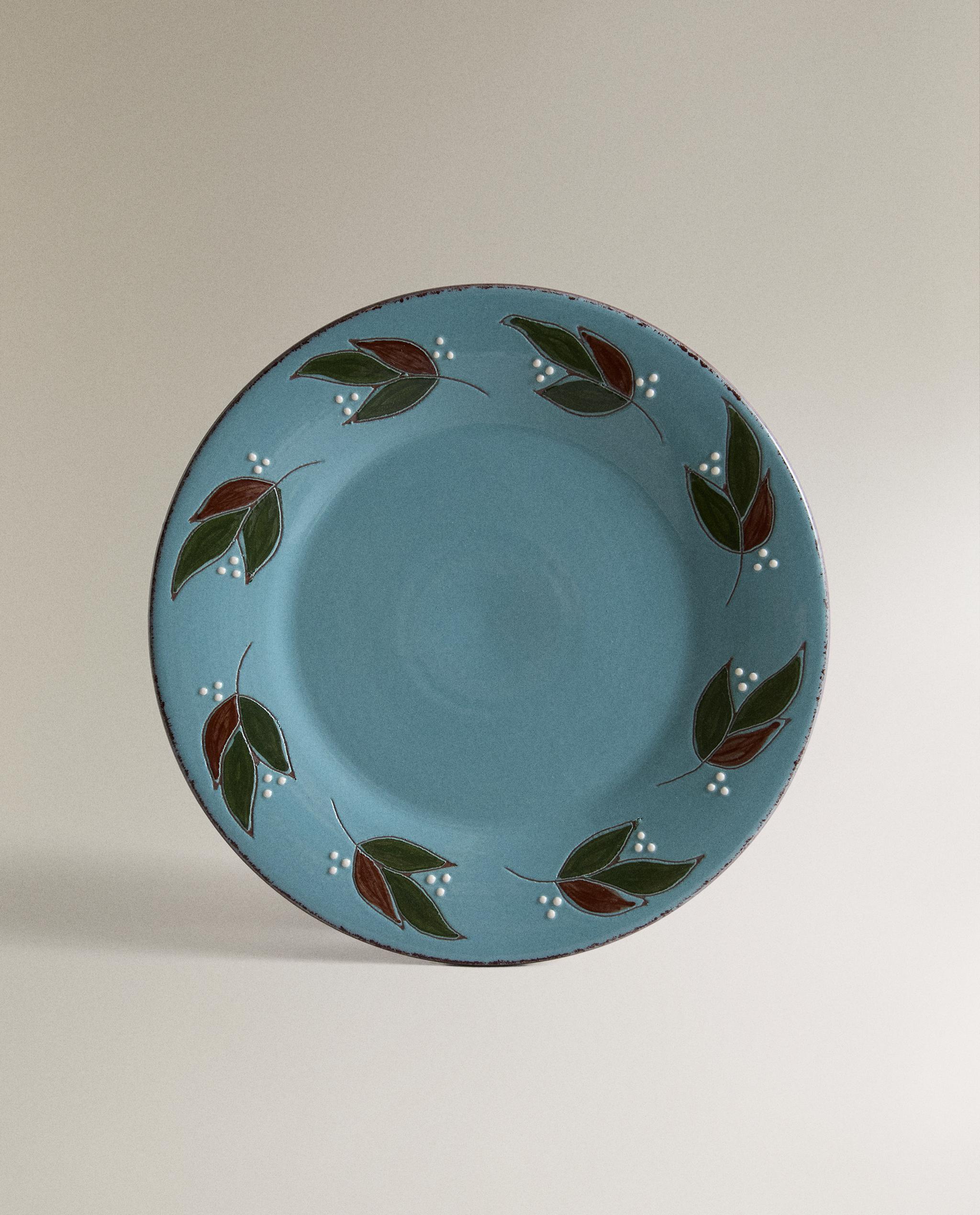 LEAF EARTHENWARE DINNER SET