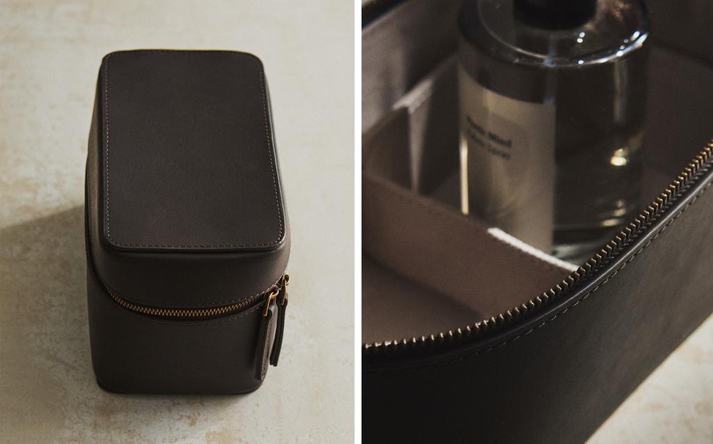 קופסת תכשיטים לנסיעות מעור