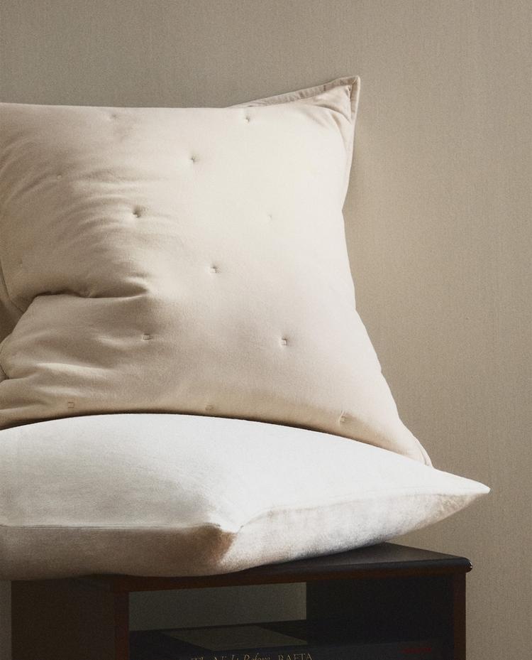MICROFIBRE QUILTED CUSHION COVER