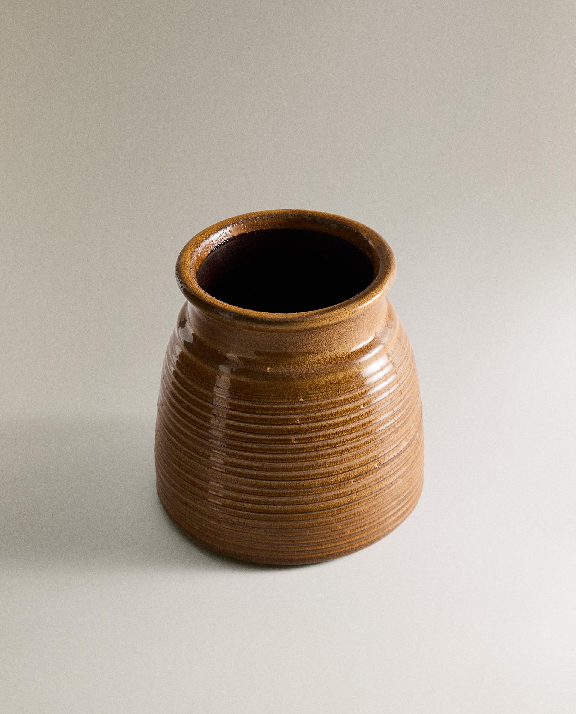 ザラホーム 花瓶 粗い質感 セラミック 花瓶 | Zara Home 日本/Japan
