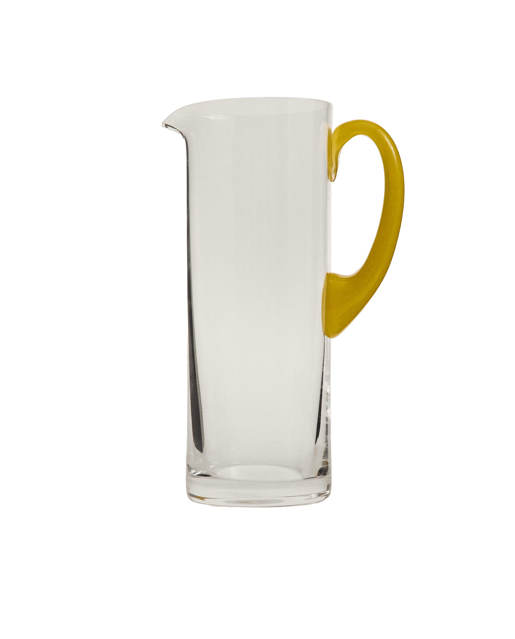 CRYSTALLINE JUG WITH COLOURED HANDLE product thumbnail 5