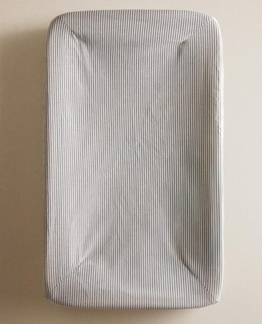 STRIPED BABY CHANGING MAT COVER