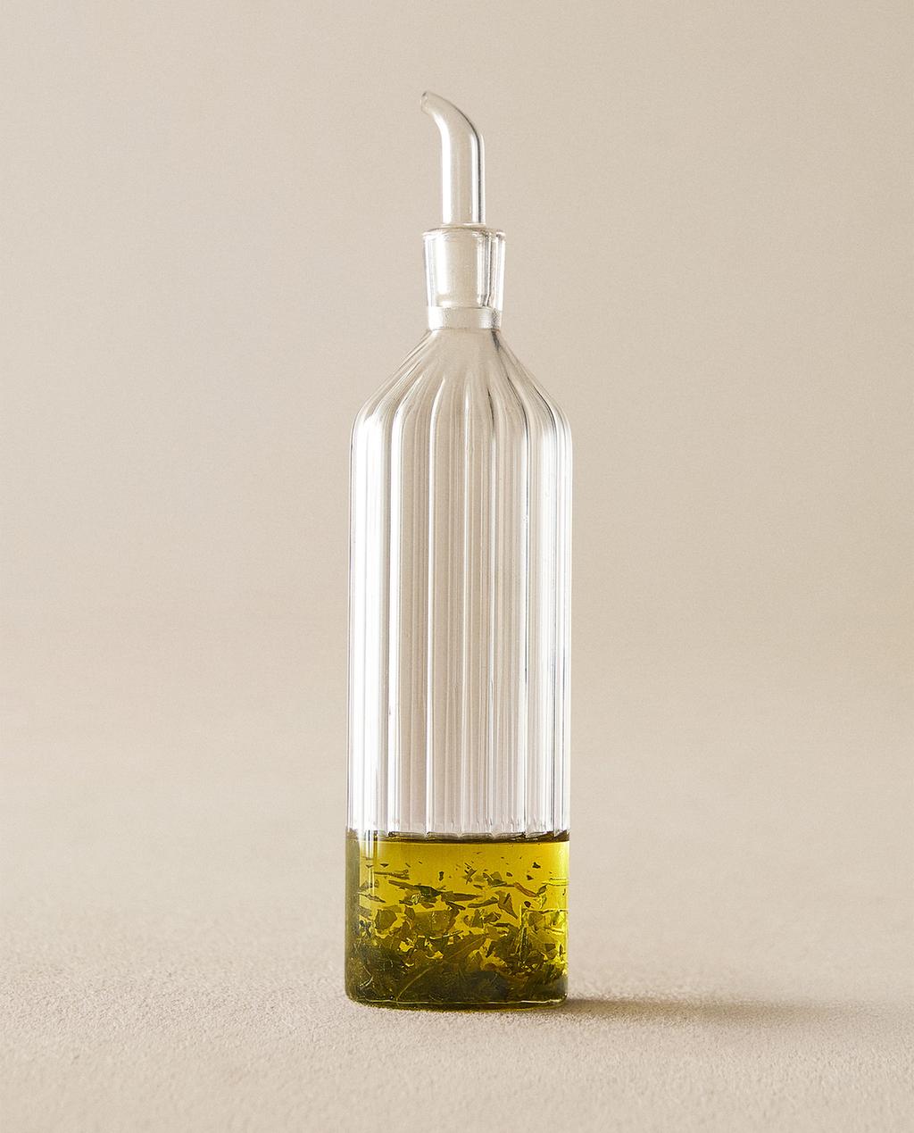 RUNDE ÖL-/ESSIGFLASCHE BOROSILIKATGLAS