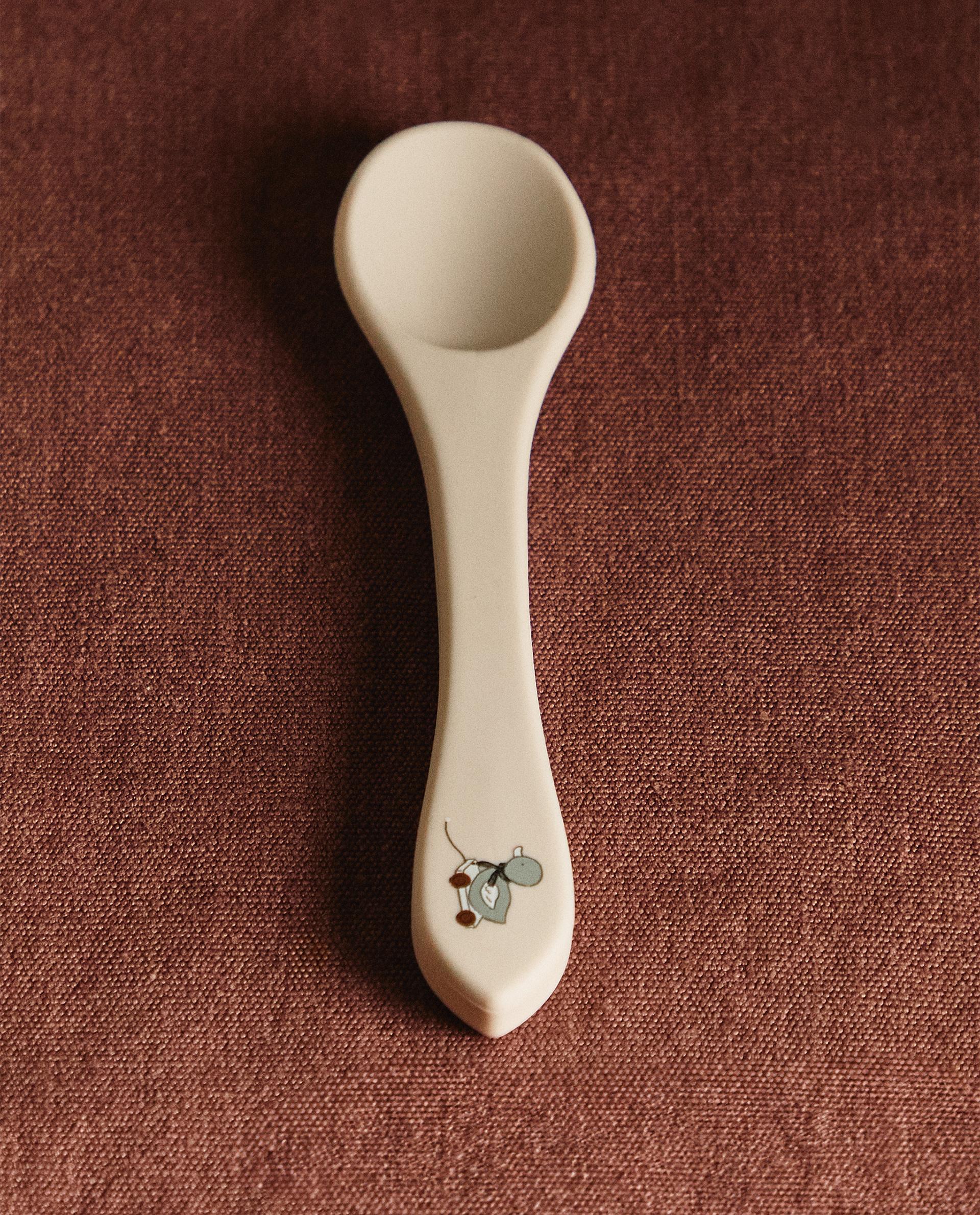 CHILDREN’S SILICONE DUCKLING SPOON