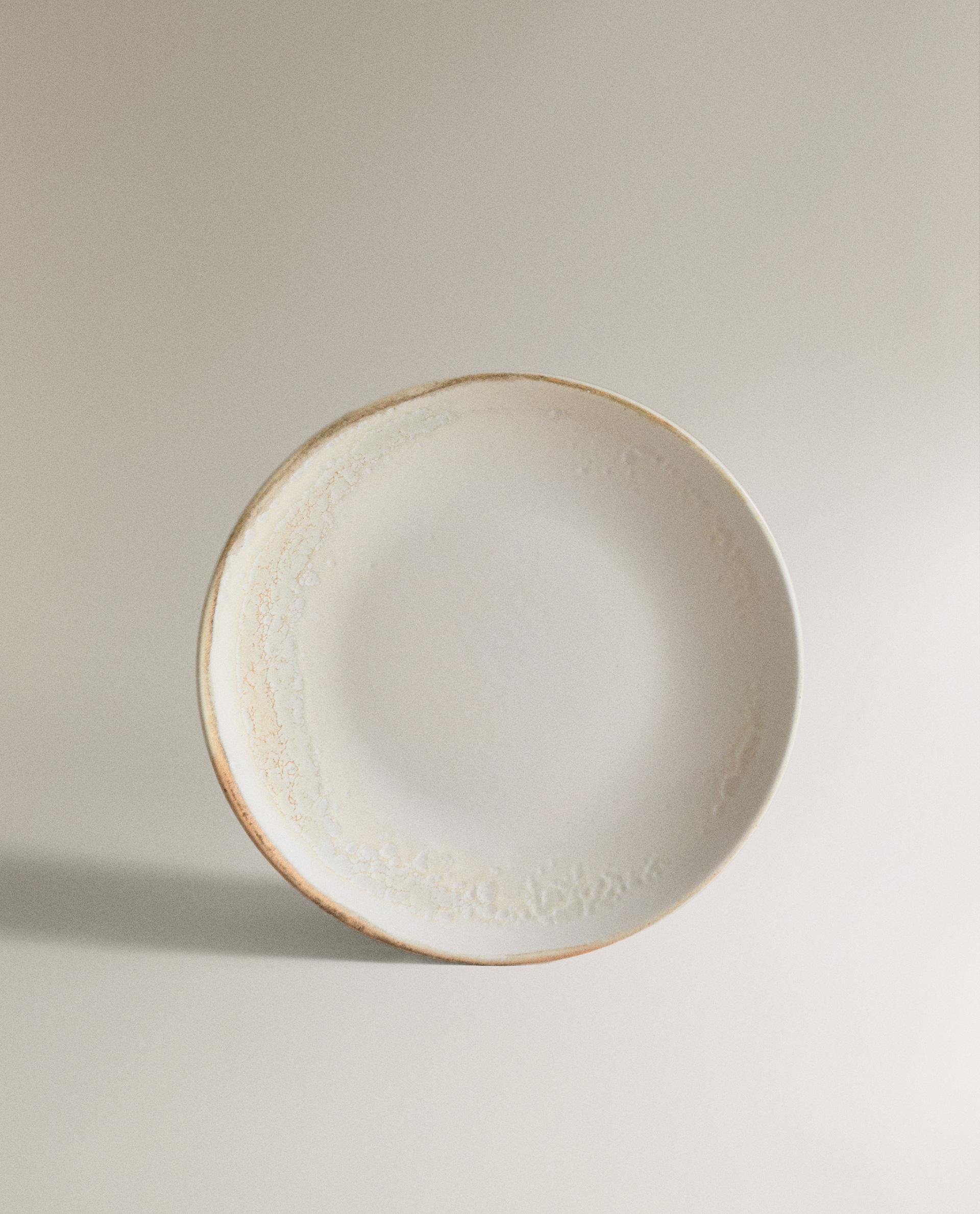 STONEWARE DESSERT PLATE