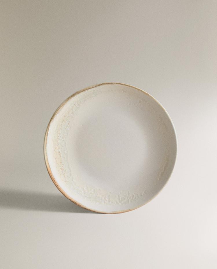 STONEWARE DESSERT PLATE