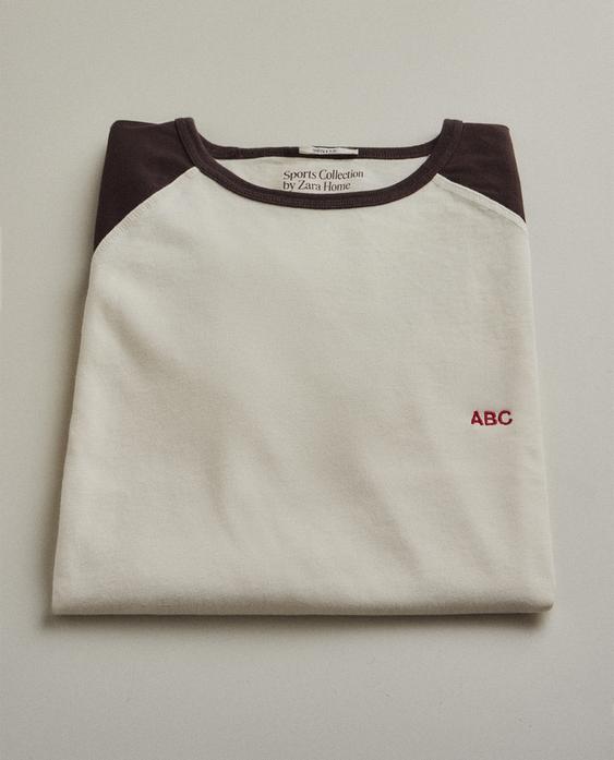 TWO-TONE COTTON T-SHIRT