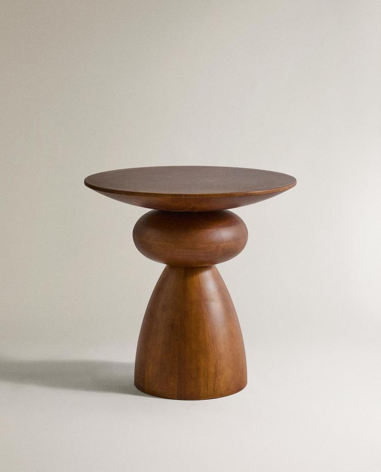 WOODEN SIDE TABLE