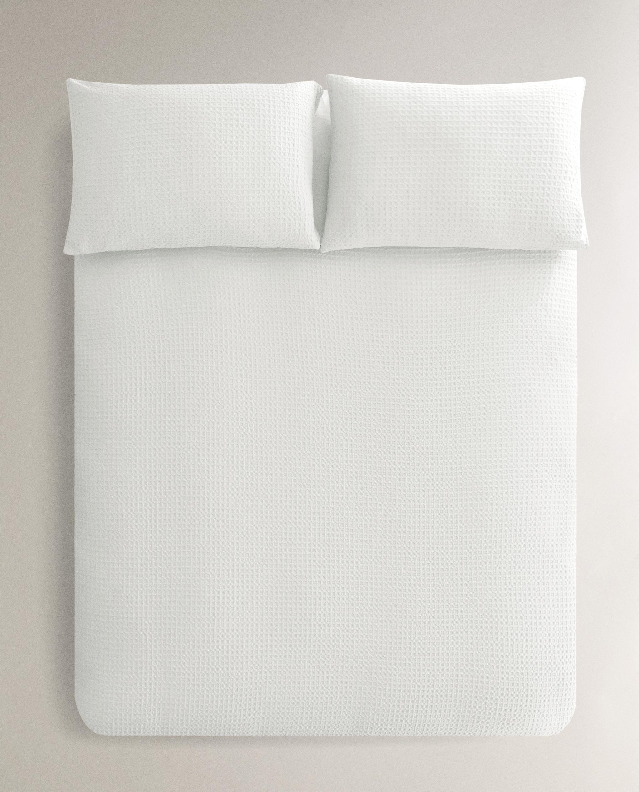 ザラホームZARAHOME⭐︎リネン100%掛け布団カバー　ブルー麻 リネン掛け布団カバー | Zara Home 日本/Japan