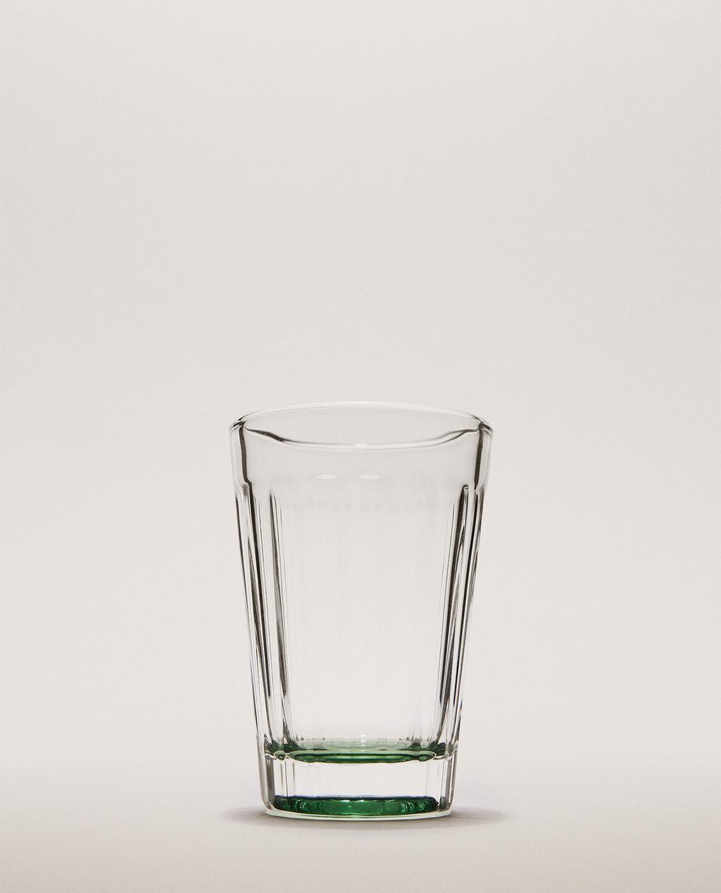 СКЛЯНКА З РЕЛЬЄФНИМ ВІЗЕРУНКОМ І КОЛЬОРОВОЮ ОСНОВОЮ