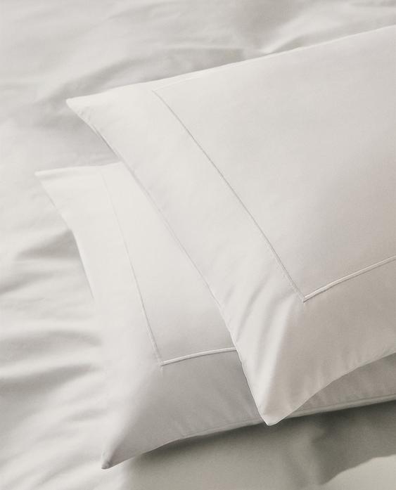 SCALLOPED EDGE COTTON PERCALE PILLOWCASE (800 THREAD COUNT) SCALLOPED EDGE COTTON PERCALE PILLOWCASE (800 THREAD COUNT)