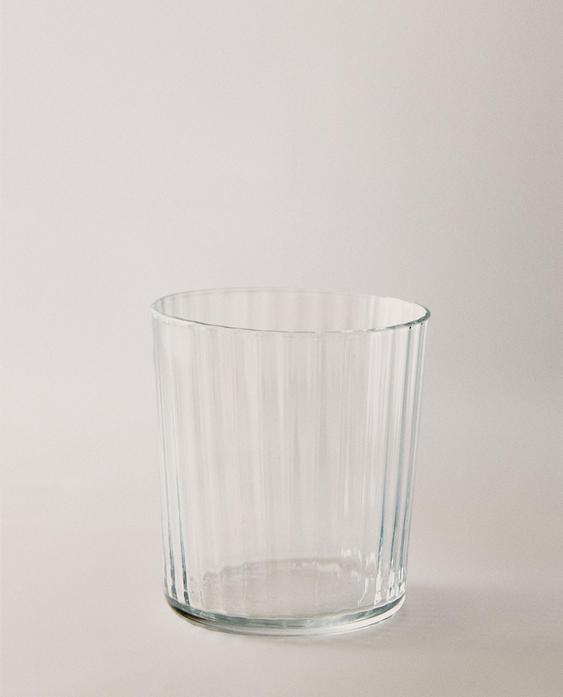 BICCHIERE VETRO LINEE BICCHIERE VETRO LINEE