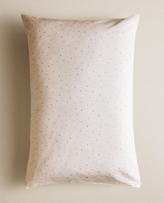KIDS' POLKA DOT PILLOWCASE