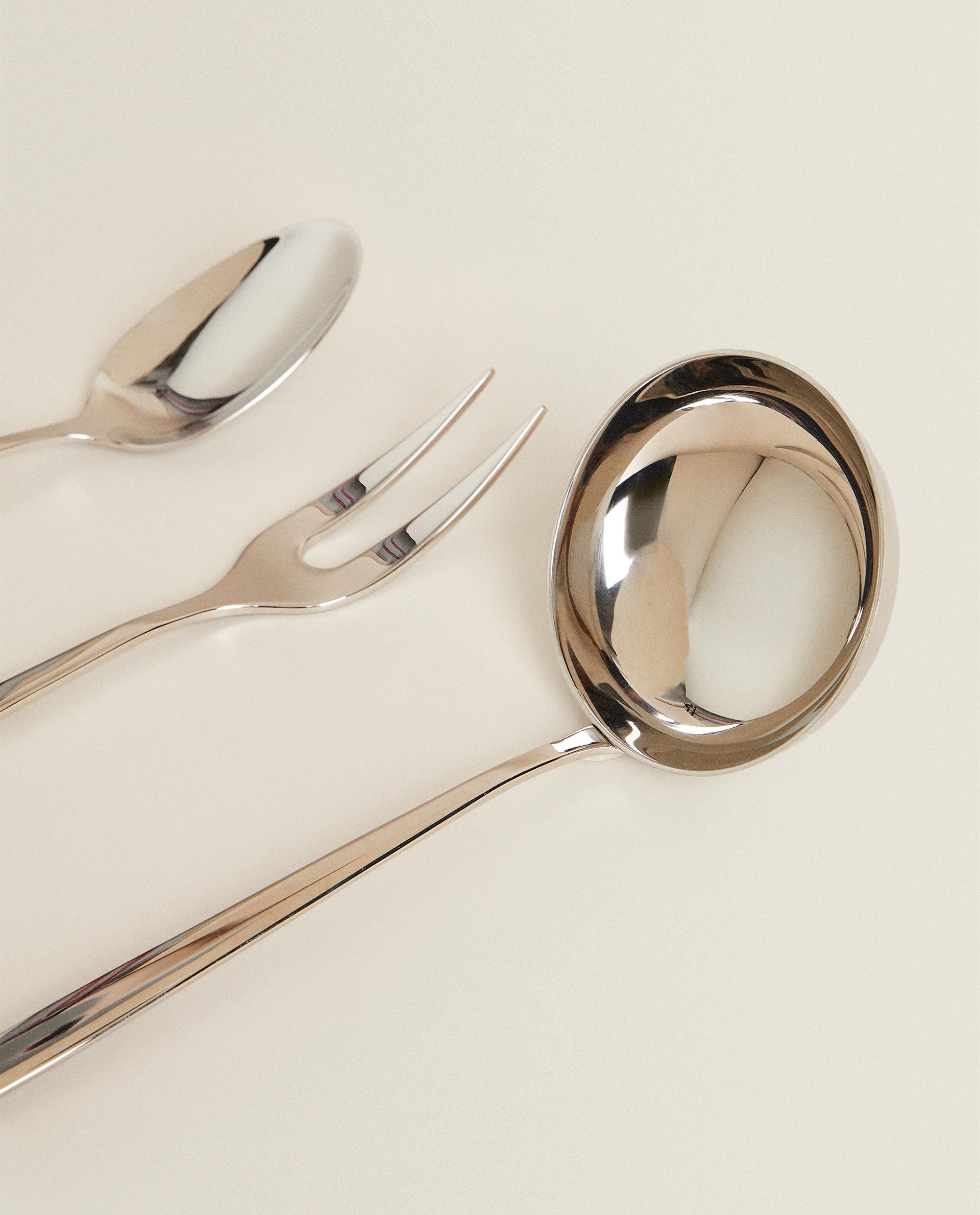 Mestolo In Acciaio Con Manico Lungo - Cucchiaio Da Cucina Resistente