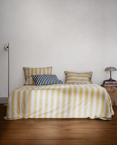 FUNDA DE DUVET ALGODÓN EFECTO DESGASTADO RAYAS