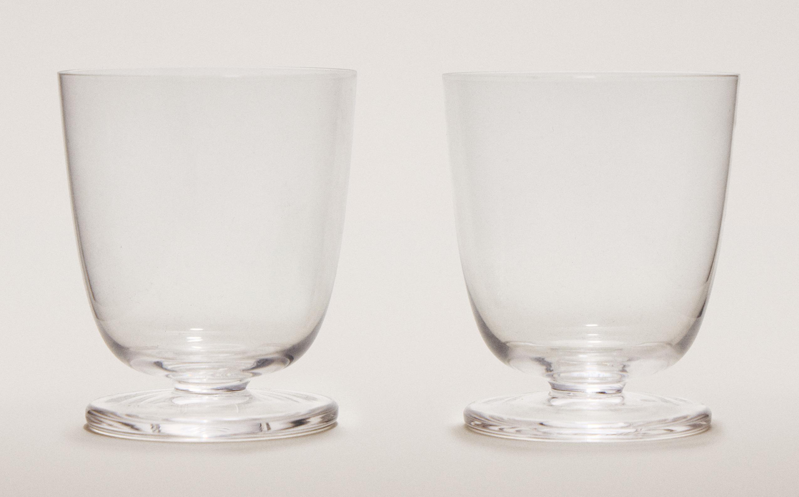 SET OF 2 - STEMMED GLASS M