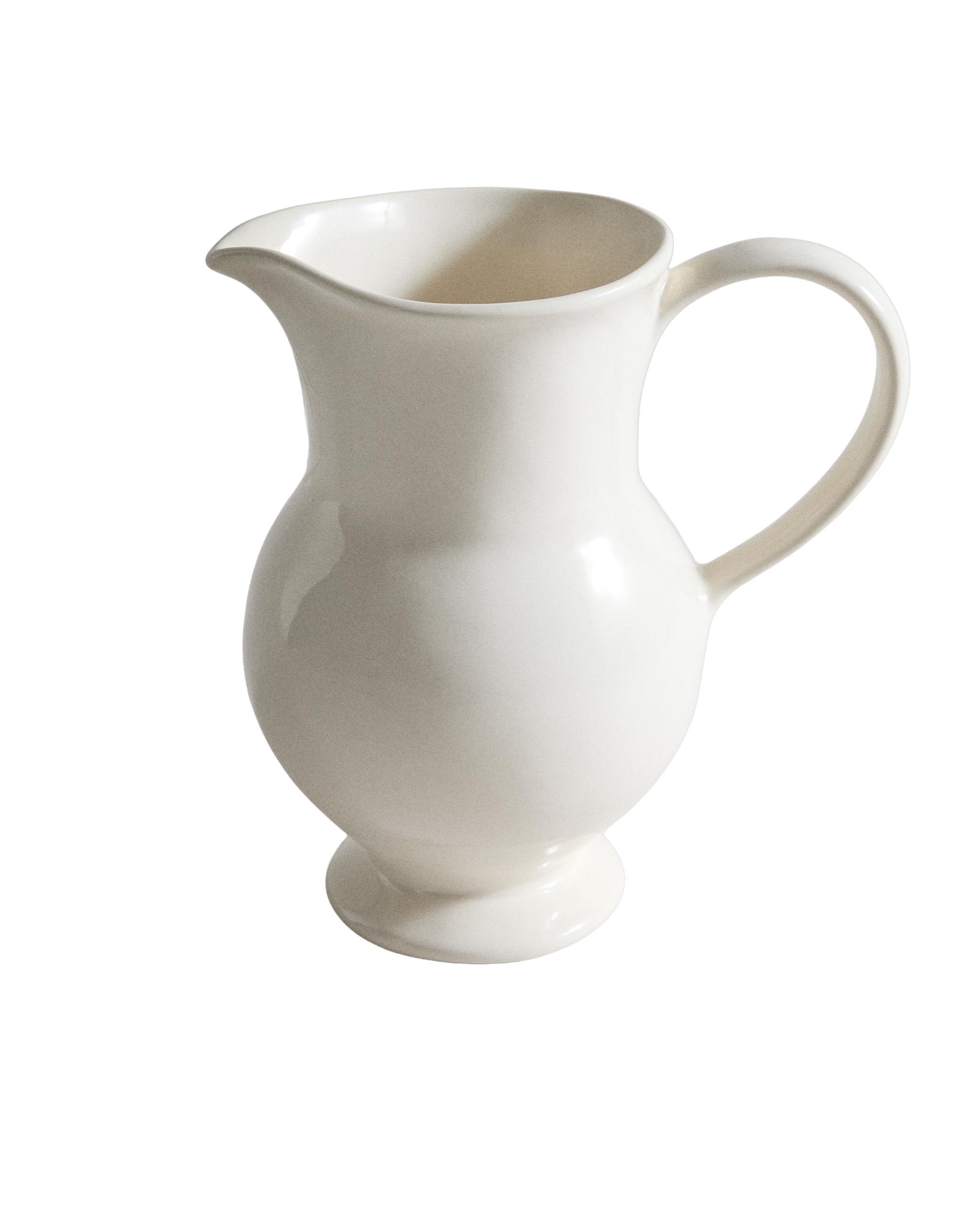 DECORATIVE CREAM CERAMIC JUG product thumbnail 5