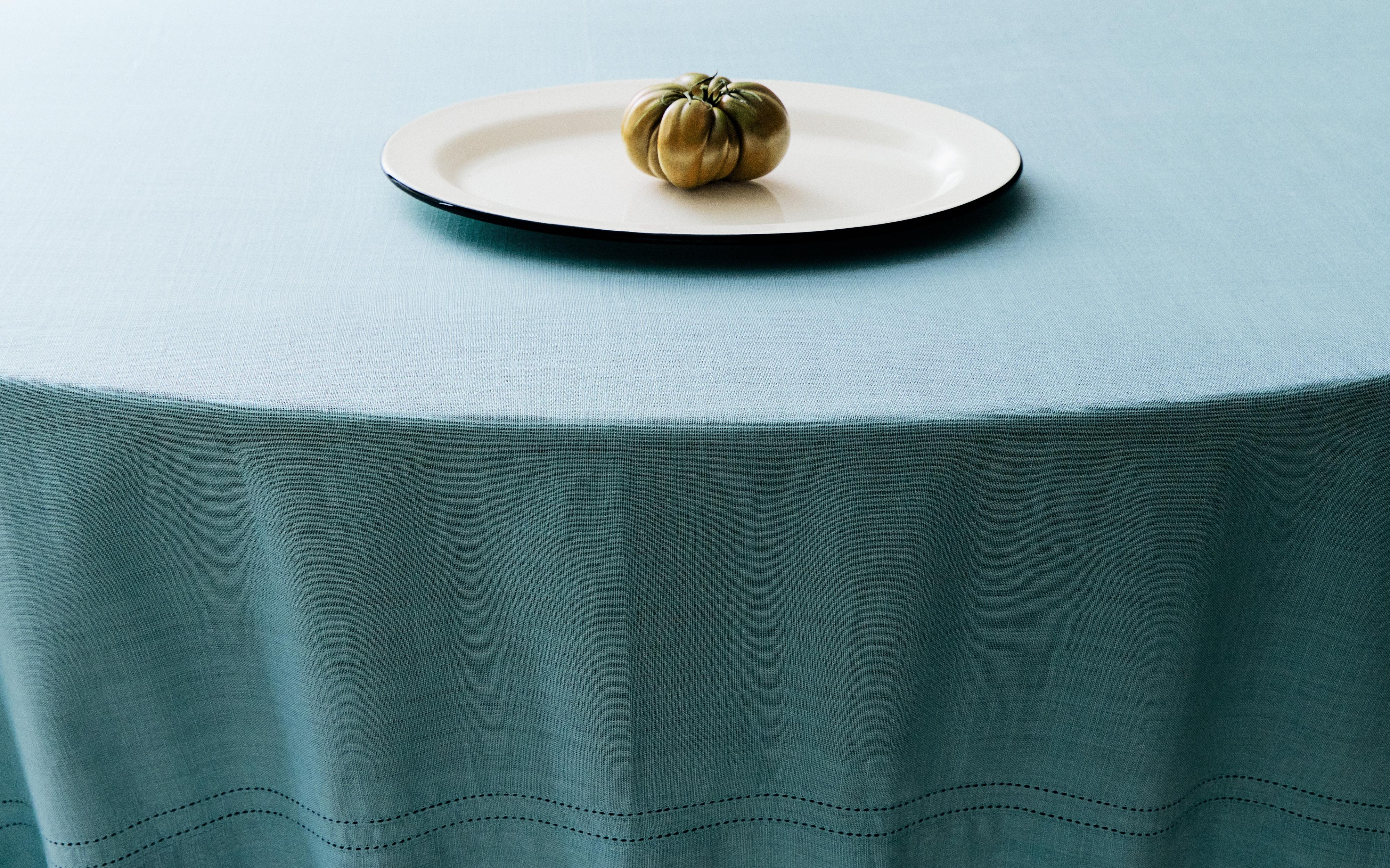 HEMSTITCHED COTTON TABLECLOTH product thumbnail 12