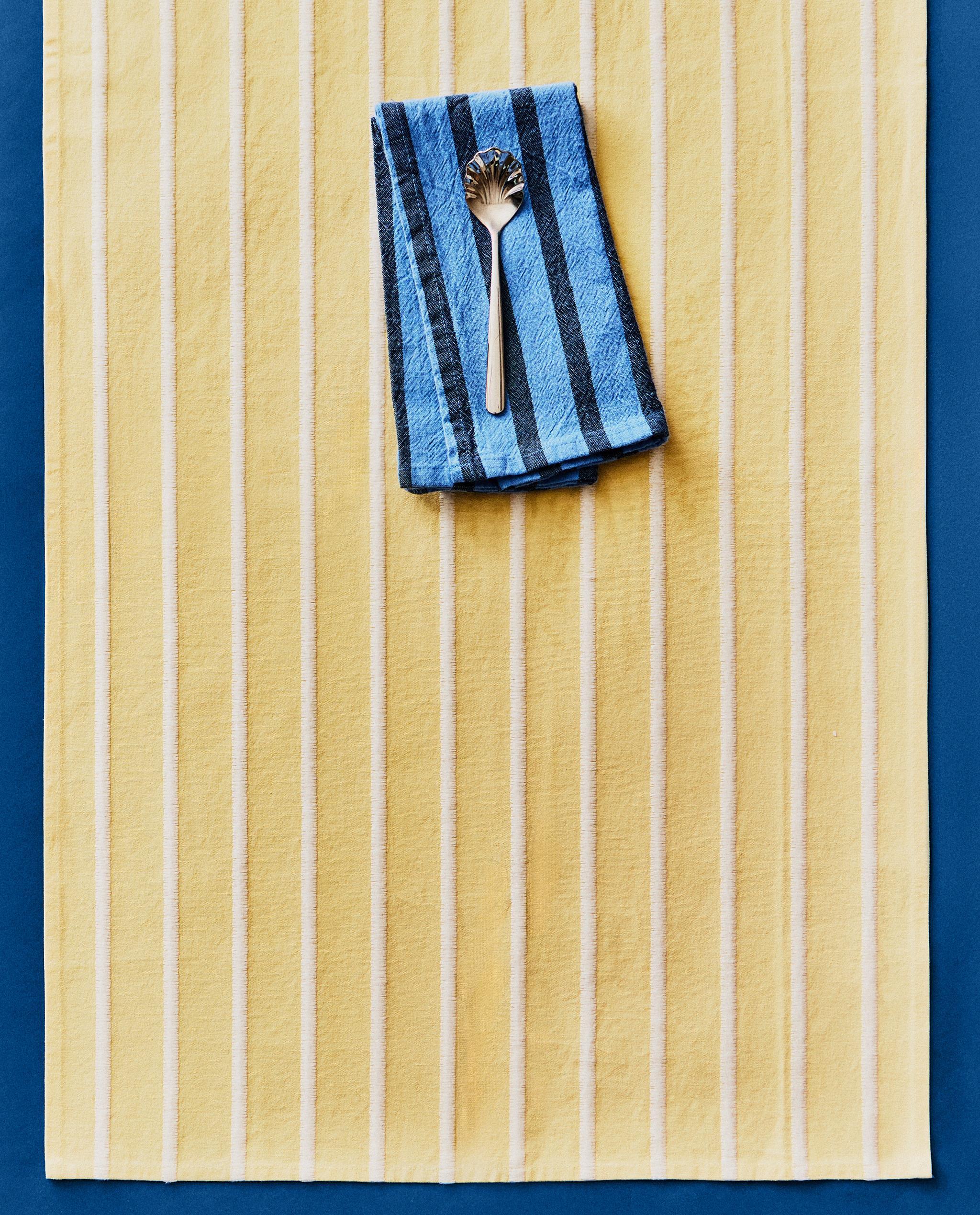 TABLE RUNNER WITH EMBROIDERED STRIPES product thumbnail 11