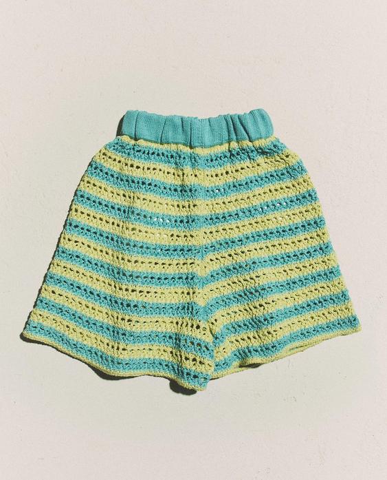 BERMUDA ENFANT PLAGE CROCHET
