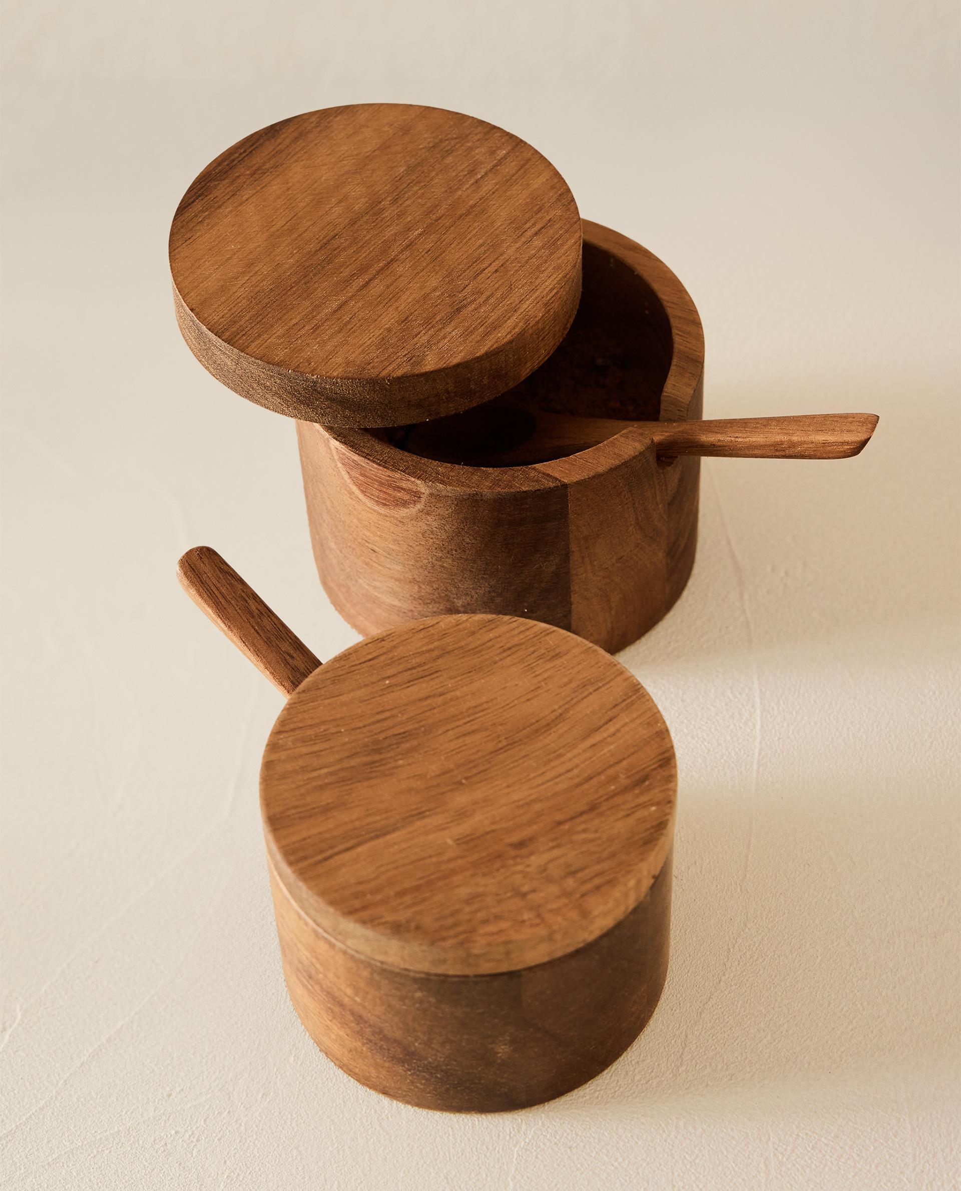 木製スプーン付きシュガーボウル | Zara Home 日本/Japan