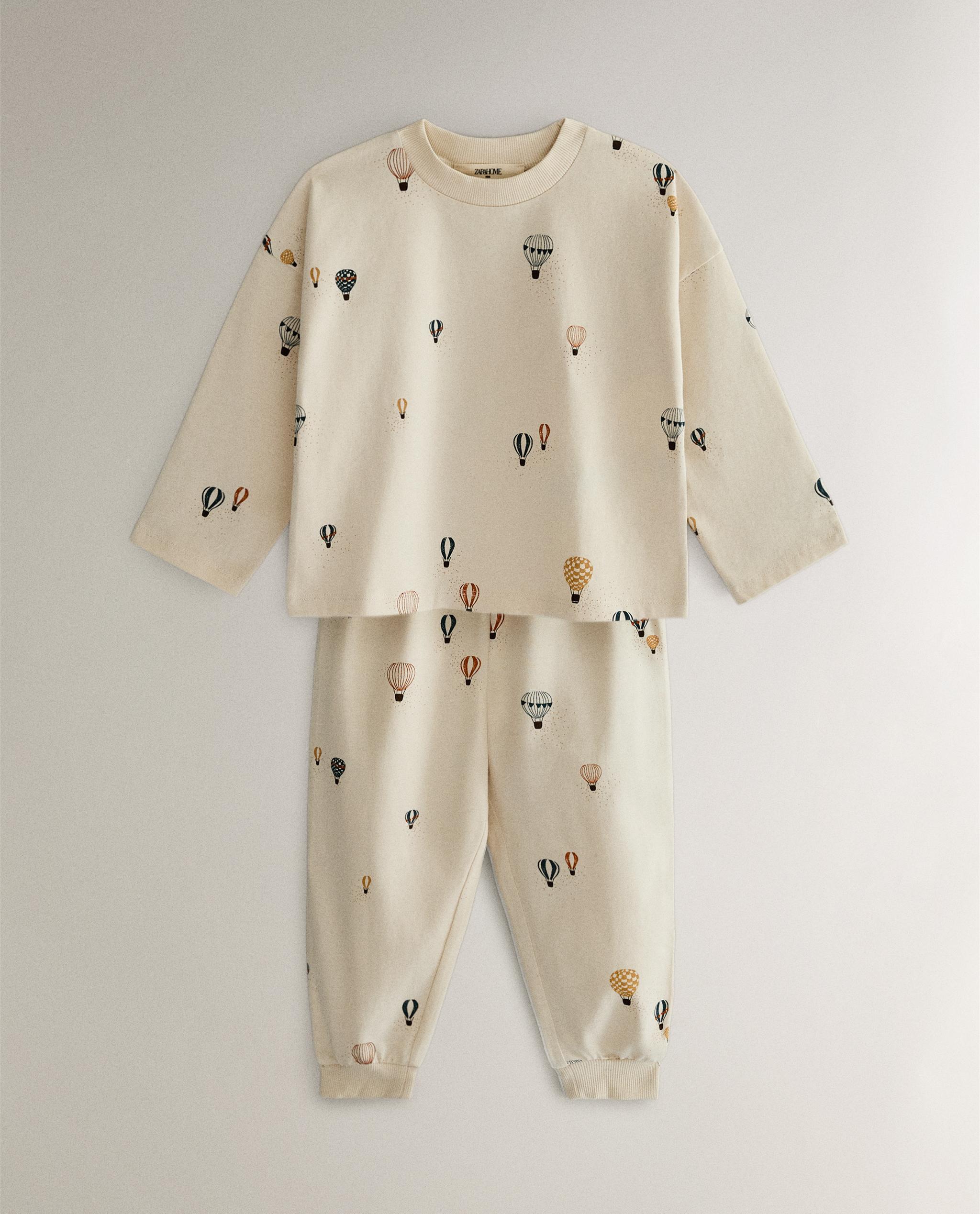 KIDS' BALLOON COTTON JERSEY SET OF PYJAMAS product thumbnail 4