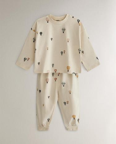 ENSEMBLE PYJAMA ENFANT JERSEY BALLONS