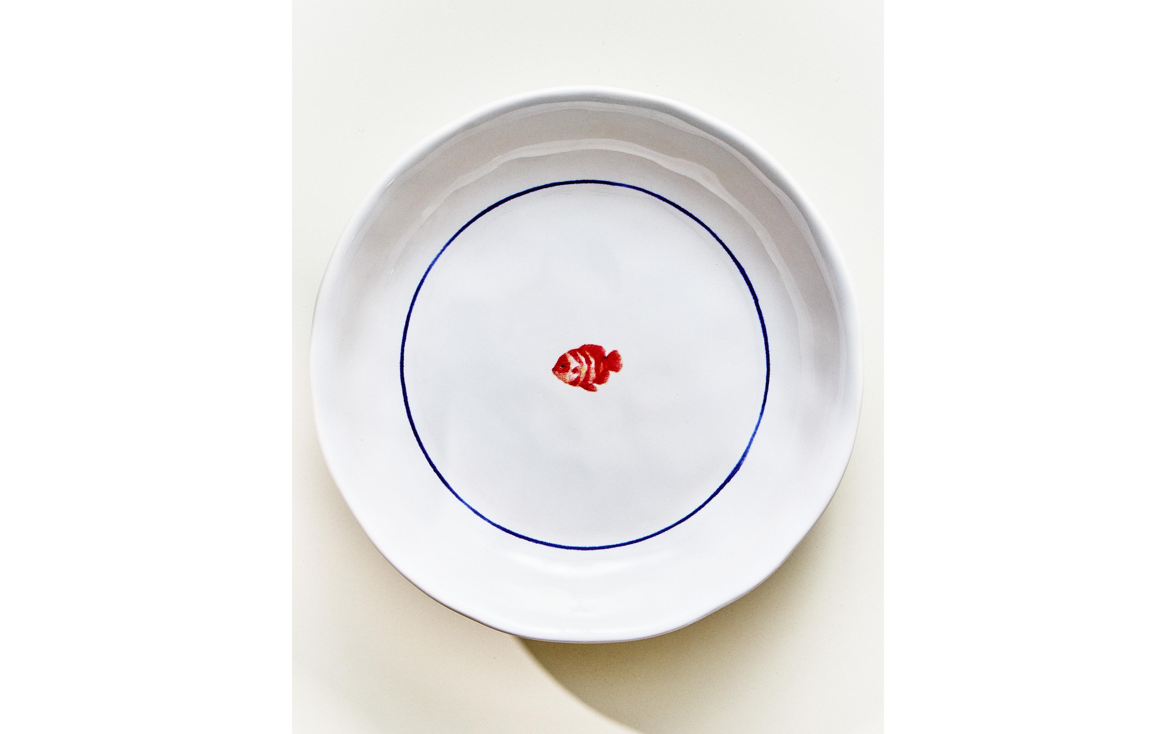 STONEWARE FISH SOUP PLATE product thumbnail 2