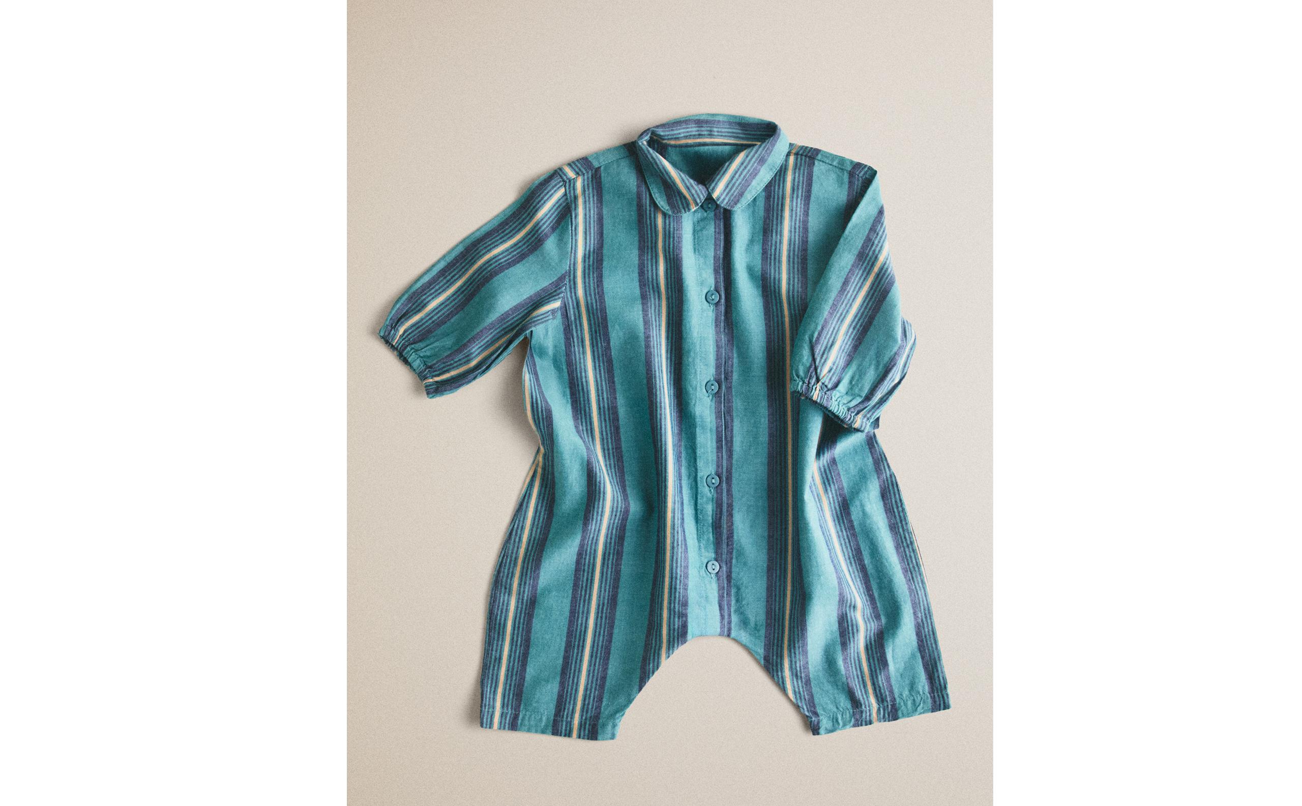 STRIPED BABY ROMPER product thumbnail 2