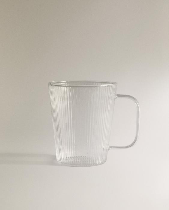 TASSE AUS BOROSILIKATGLAS MIT LINIEN TASSE AUS BOROSILIKATGLAS MIT LINIEN