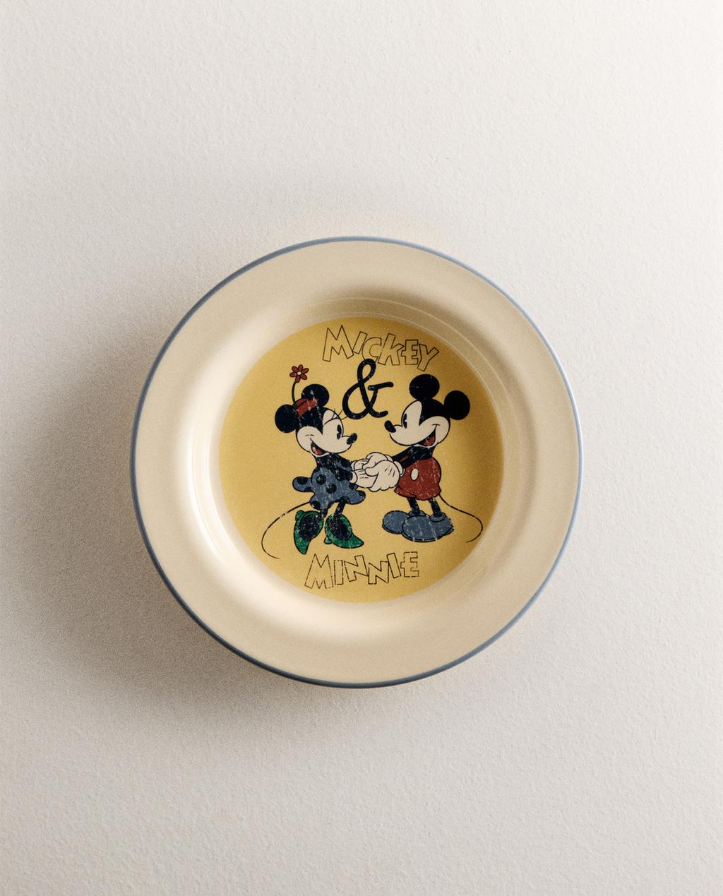 KIDS' MICKEY & MINNIE ©DISNEY CERAMIC PLATE