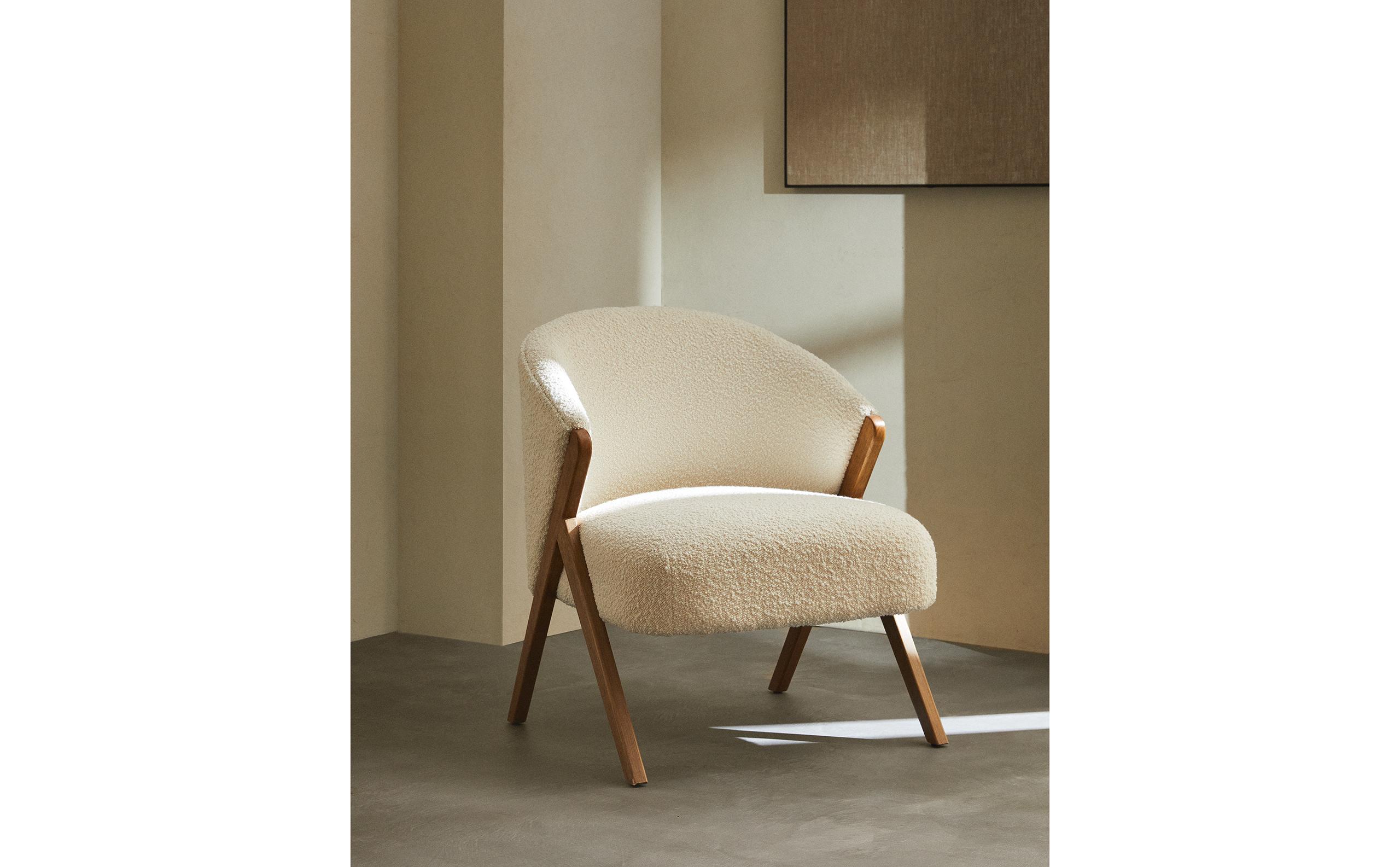 アップホルスタード ブークレ アームチェア | Zara Home 日本/Japan