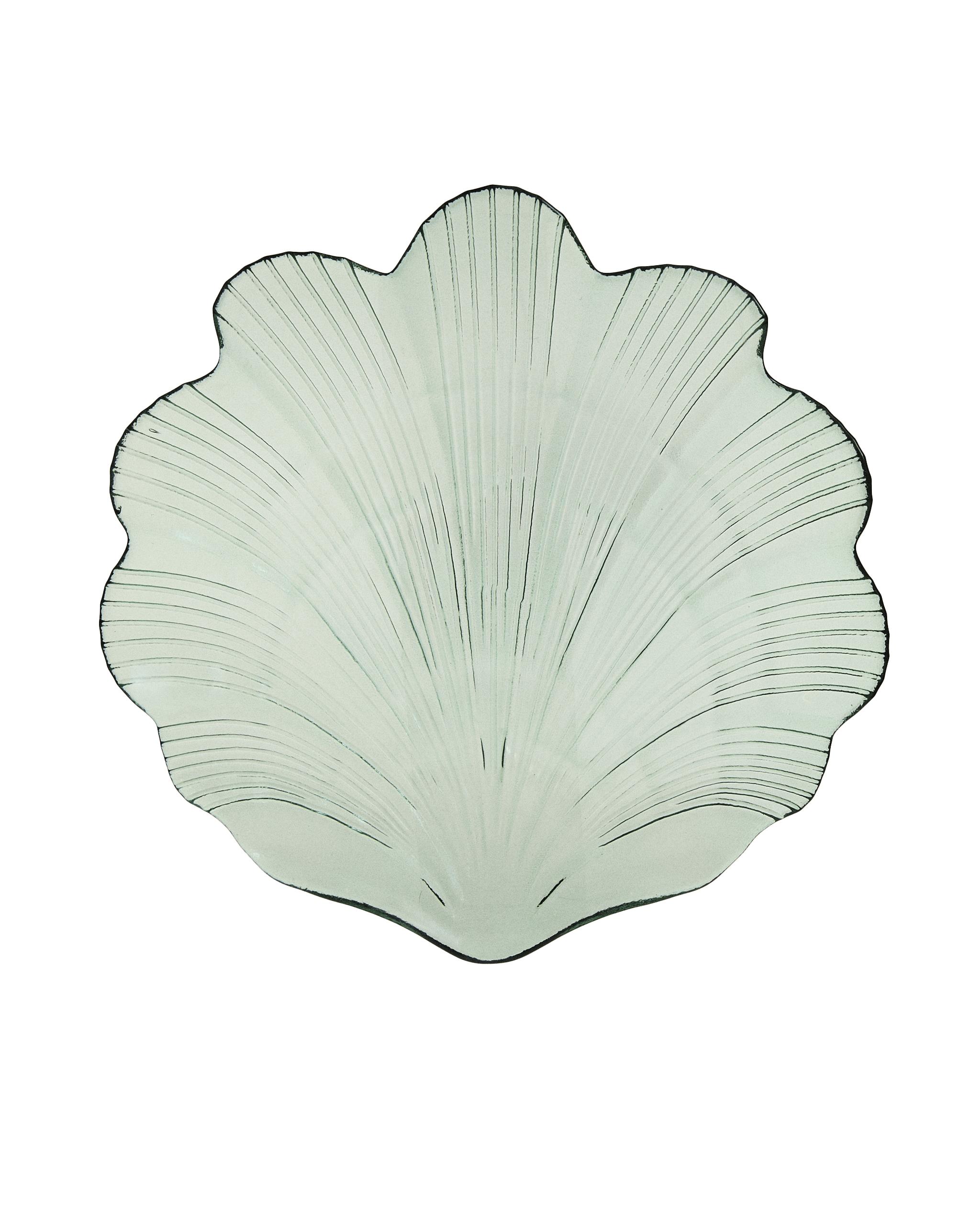 WAVY SHELL GLASS SERVING DISH product thumbnail 4