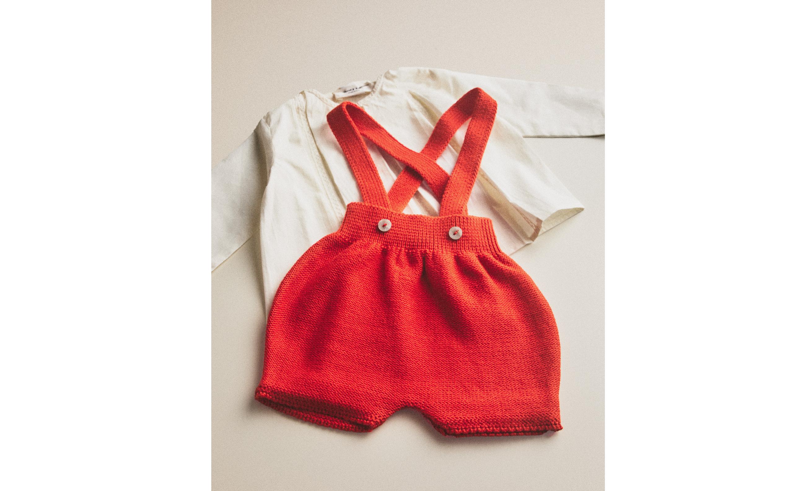 BABY CARDIGAN, DUNGAREES AND SOFT TOY product thumbnail 11