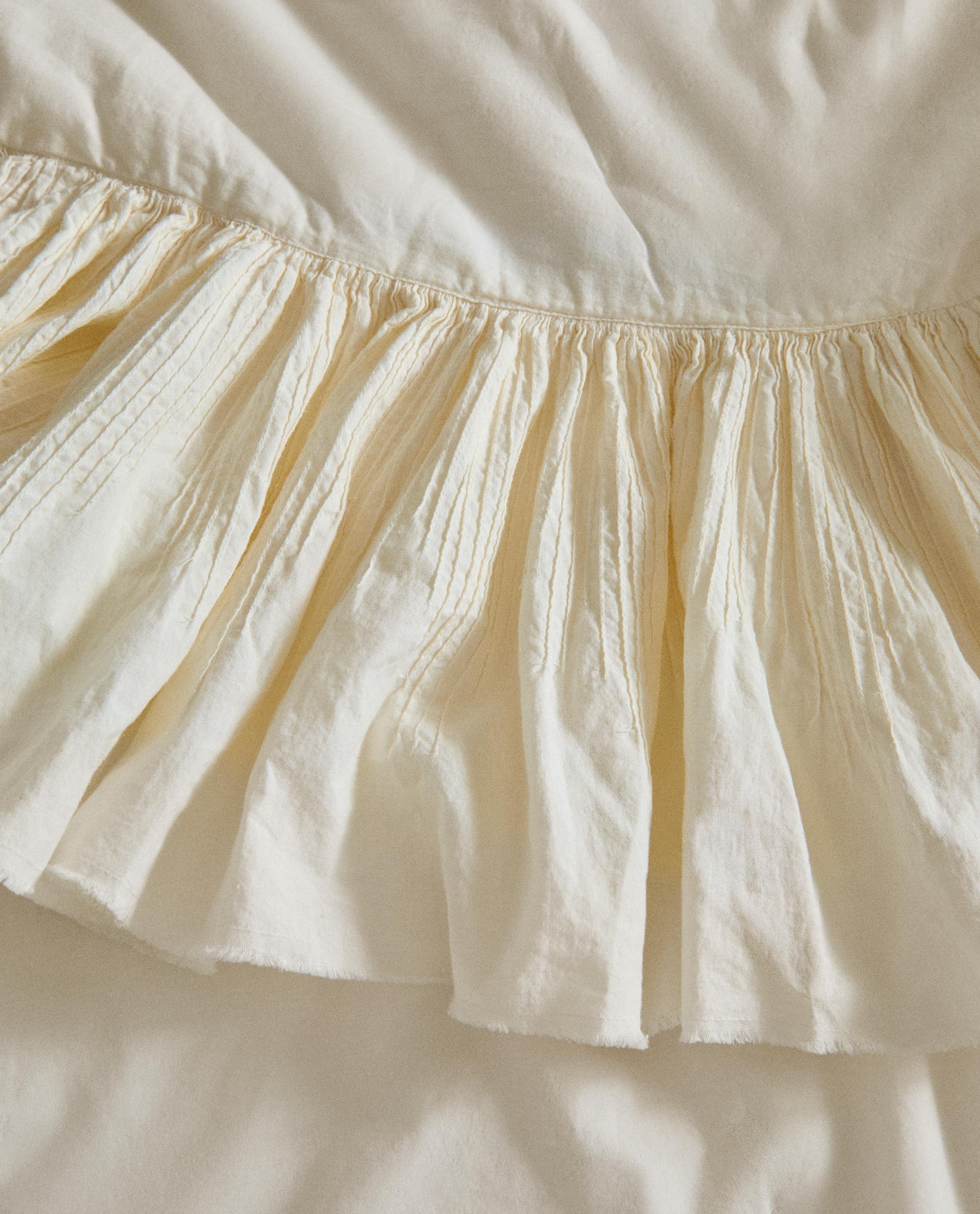 FRILLED COTTON QUILTED BEDSPREAD product thumbnail 2